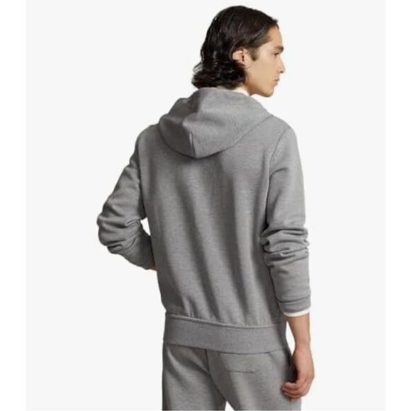 Polo Ralph Lauren NWT Double-Knit Full-Zip Hoodie Steel Gray Heather XXL - Picture 2 of 4